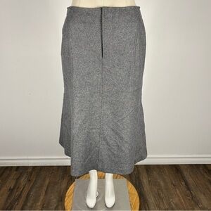 B+AB Chic Gray Midi Skirt for Women
